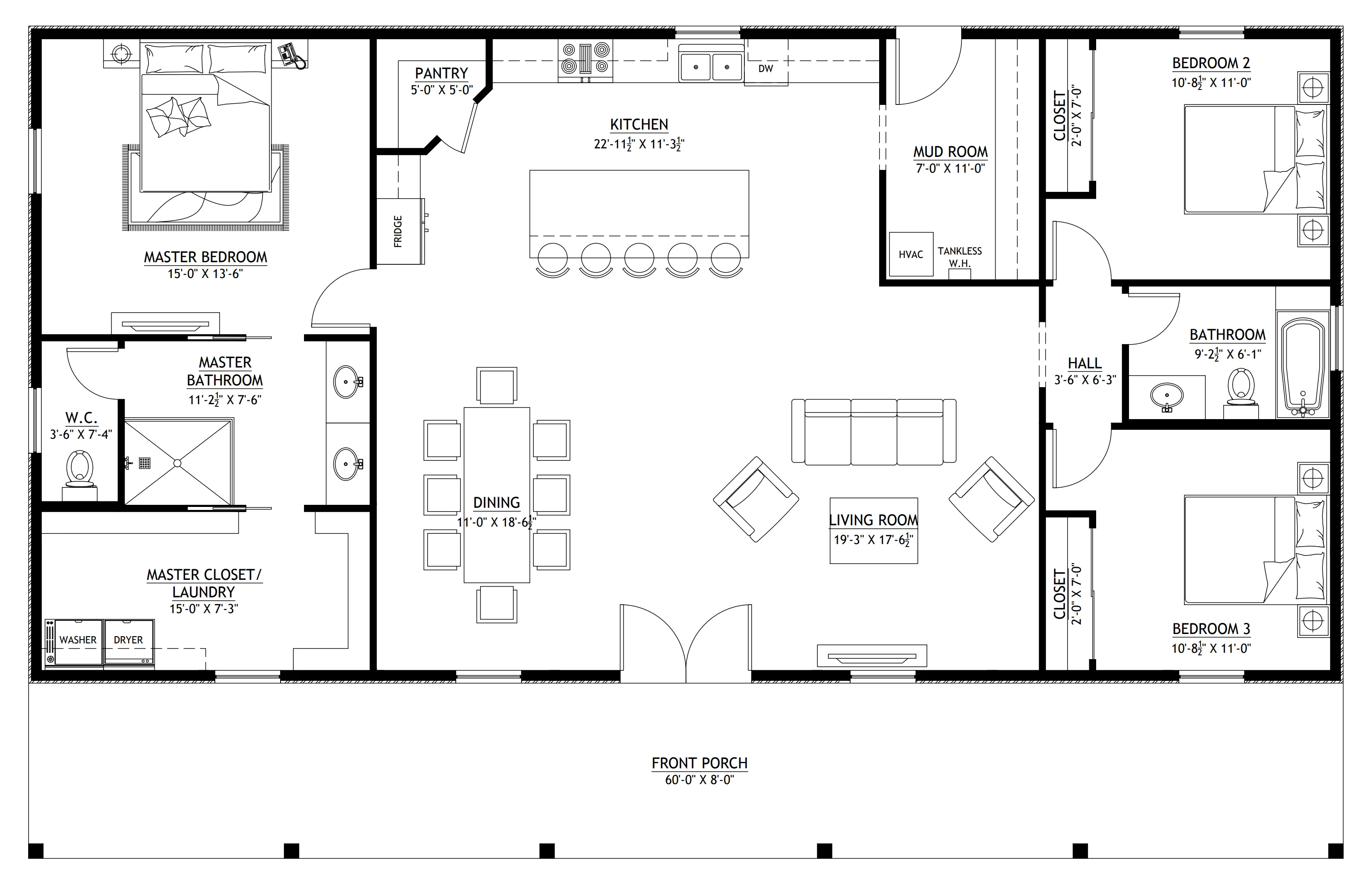 BCO-40153 Bray Barndominium House Plan - Image 8