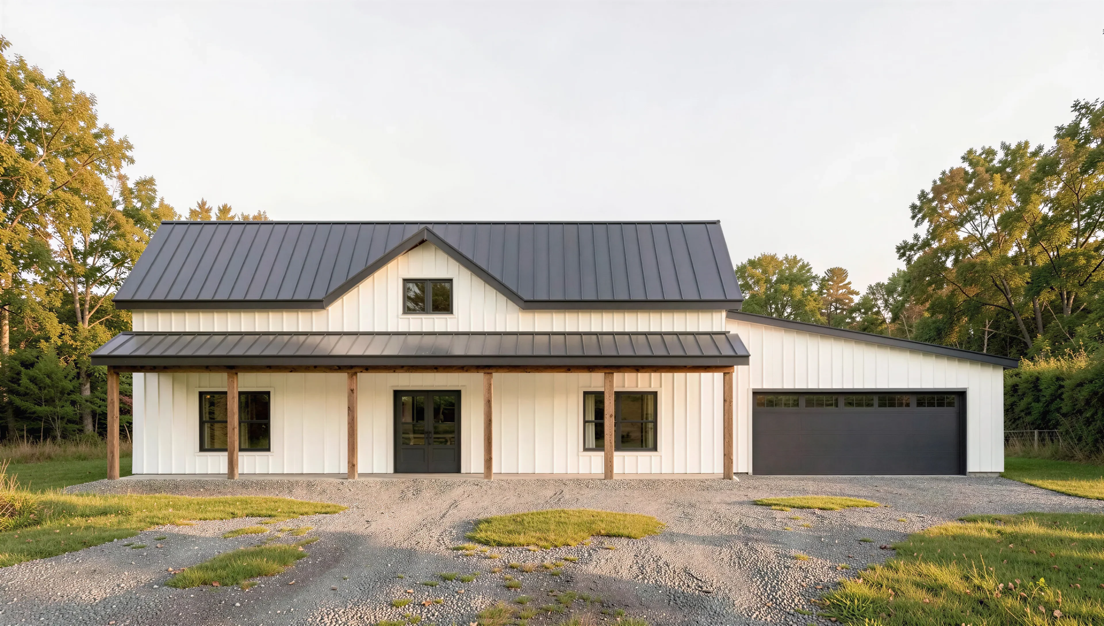 BCO-40157-H Hogan Barndominium House Plan