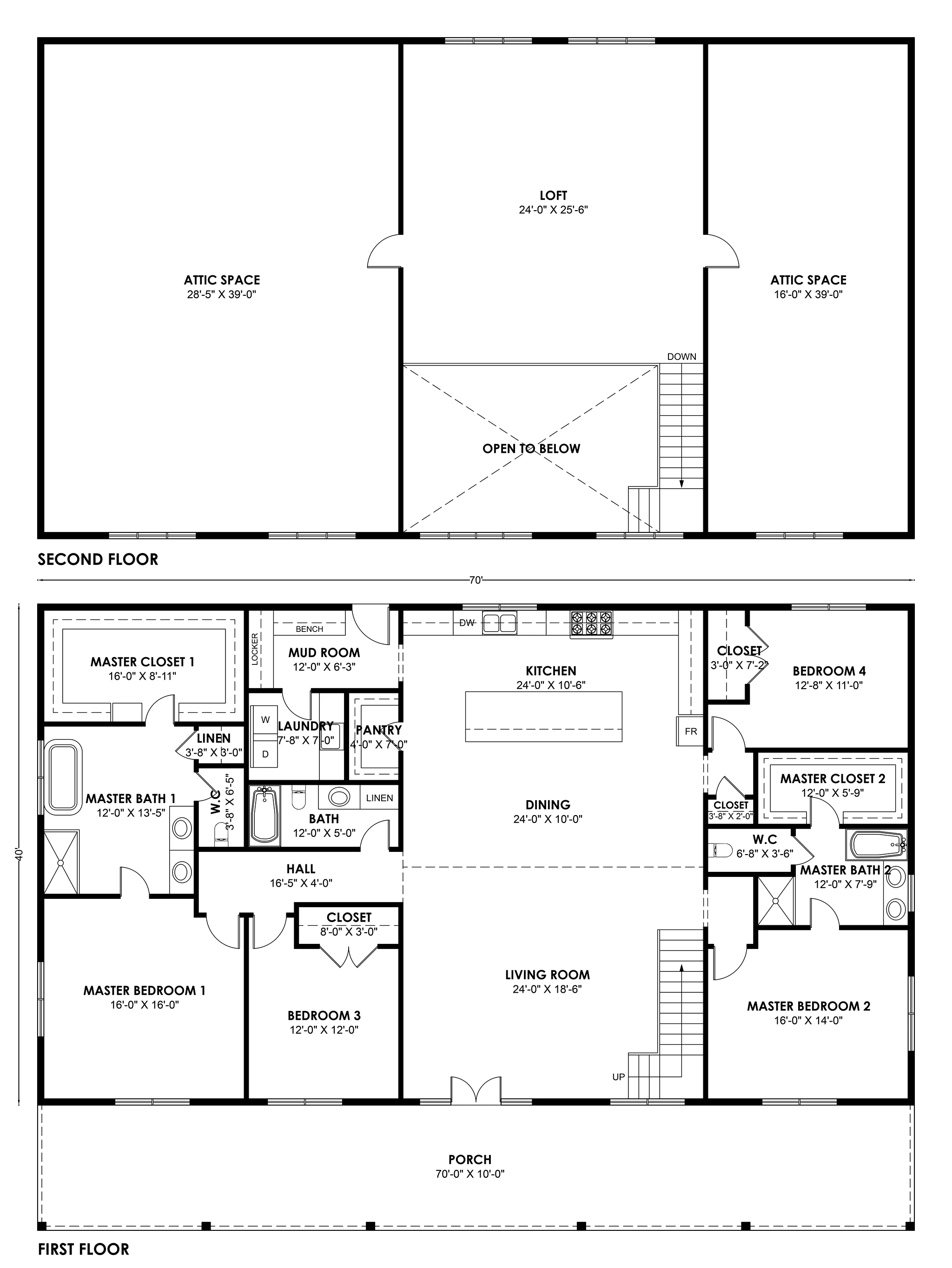 BCO-40225 Barndominium House Plan - Image 3