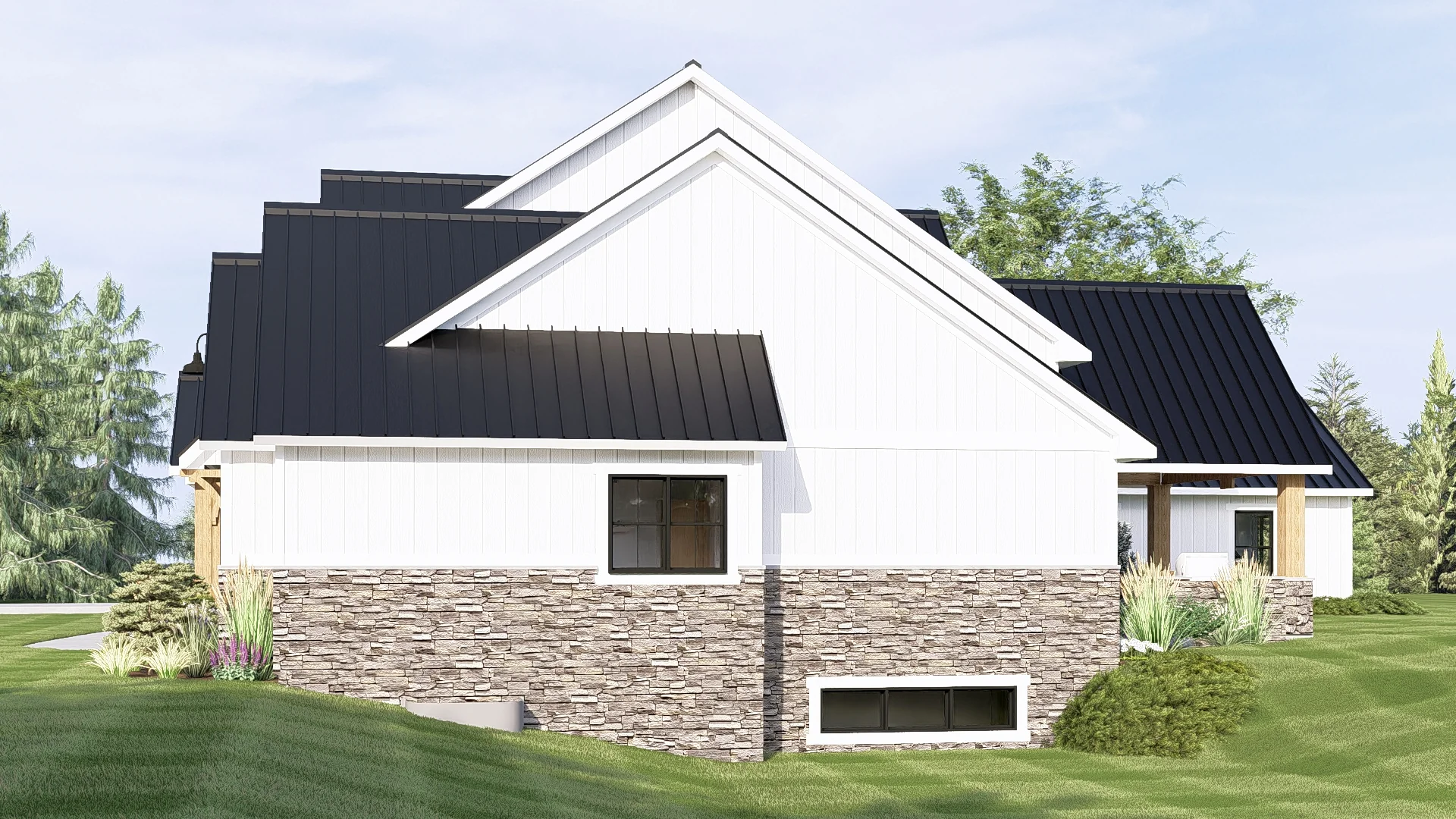 BG-20116 Blaine Barndominium House Plan - Image 3