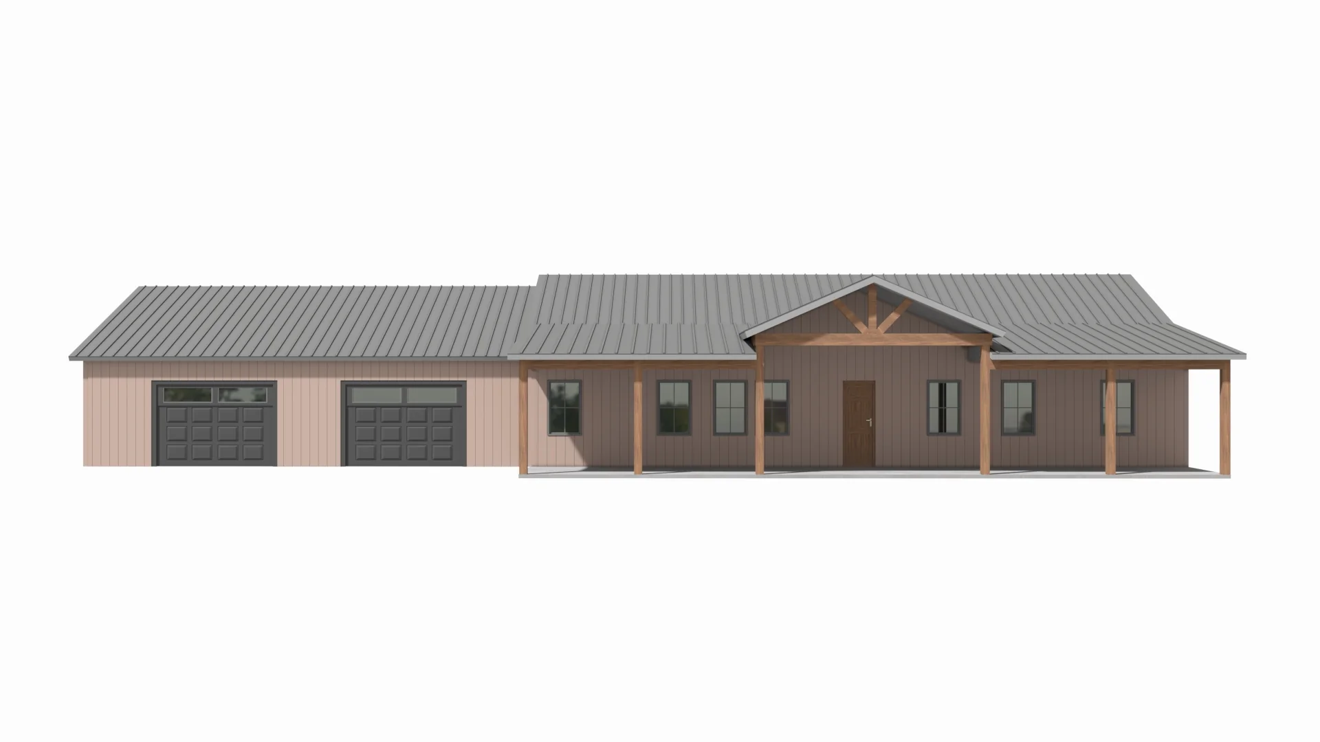 LP-3201 Zephyr Barndominium House Plan - Image 9