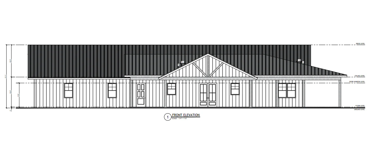 PL-61901 Athena Barndominium House Plan - Image 19