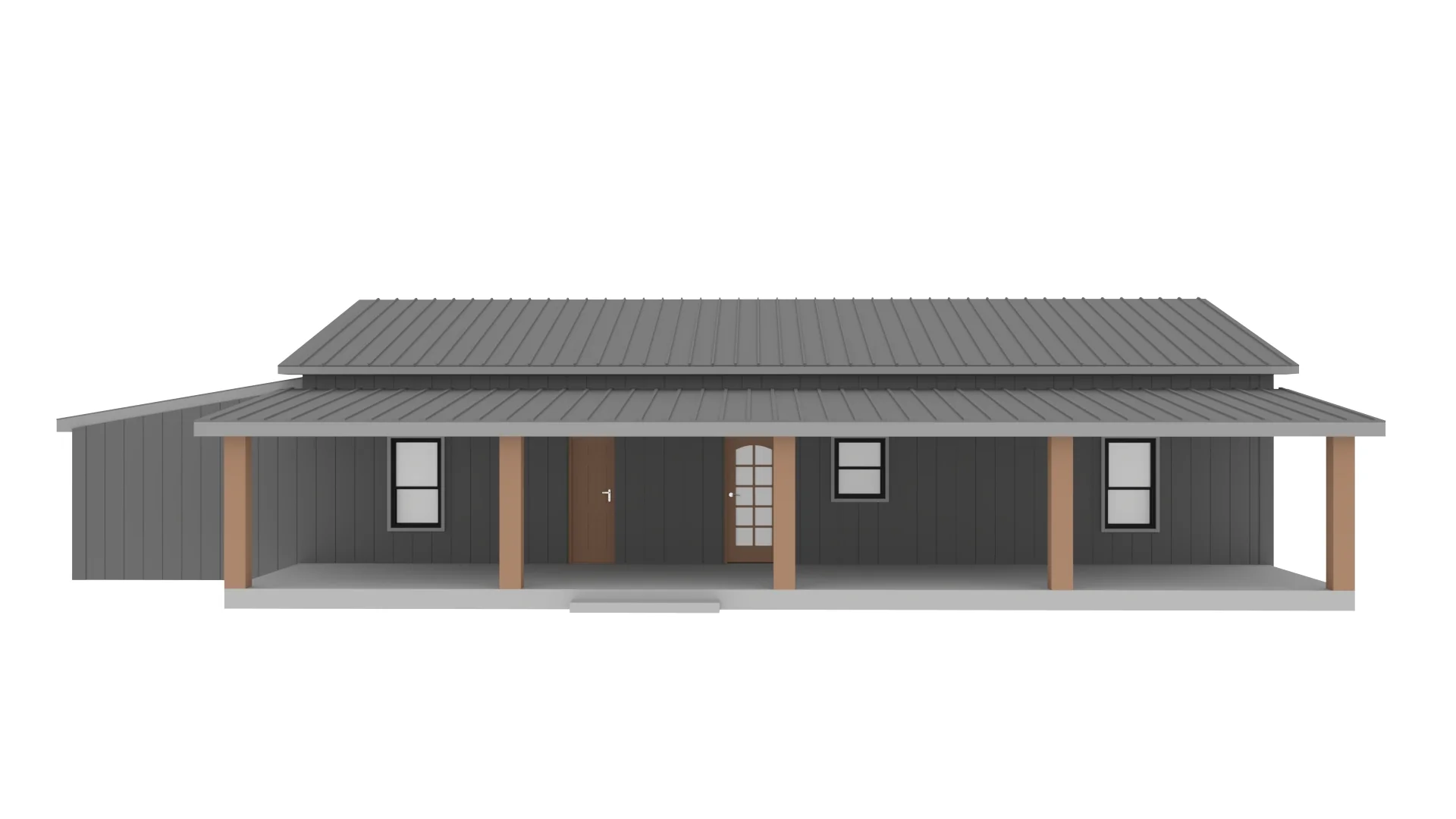 PL-62762 Jasper Barndominium House Plan - Image 2