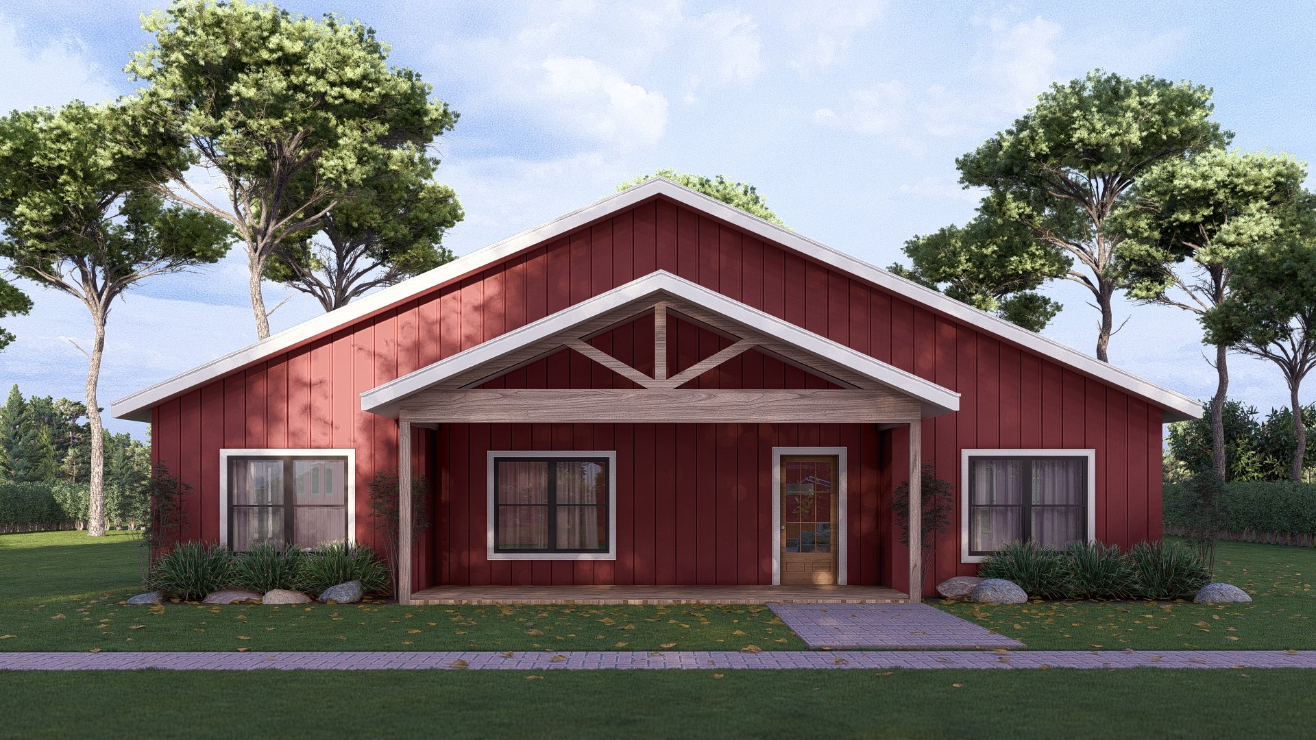 PL-62830 Ruby Barndominium House Plan - Image 7