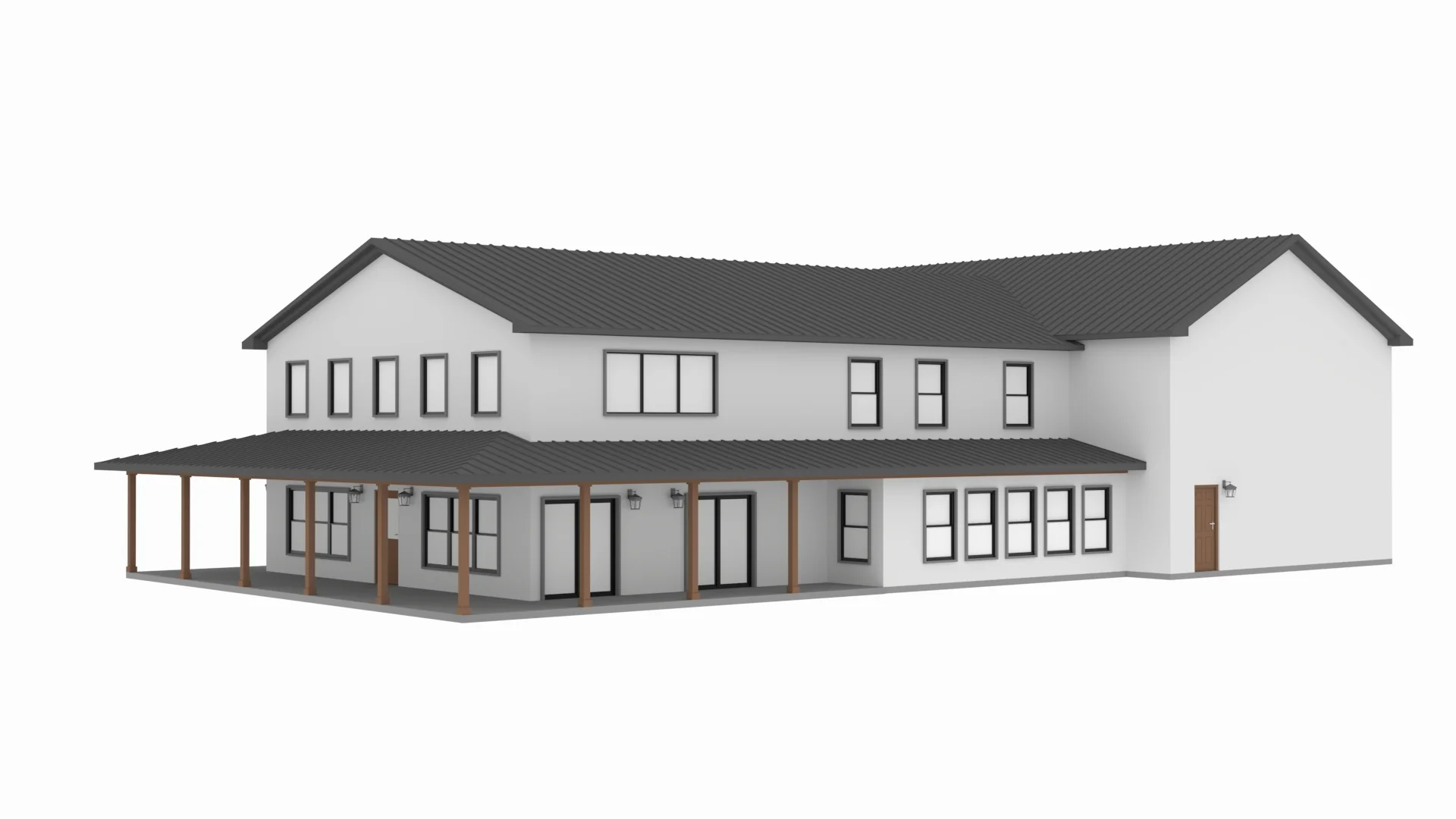 PL-62832 Brantley Barndominium House Plan - Image 5