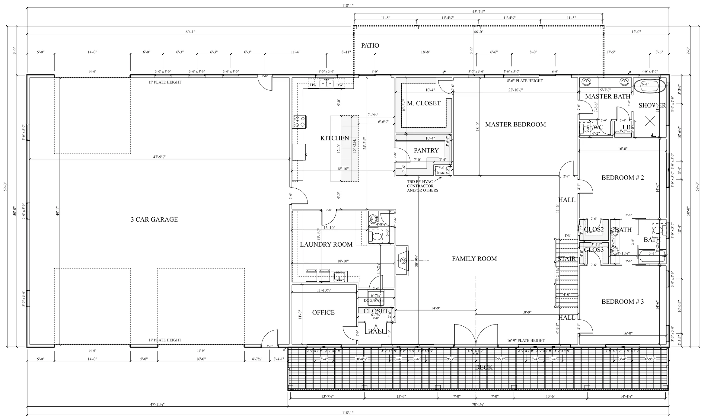 PL-62833 Kingsley Barndominium House Plan - Image 15