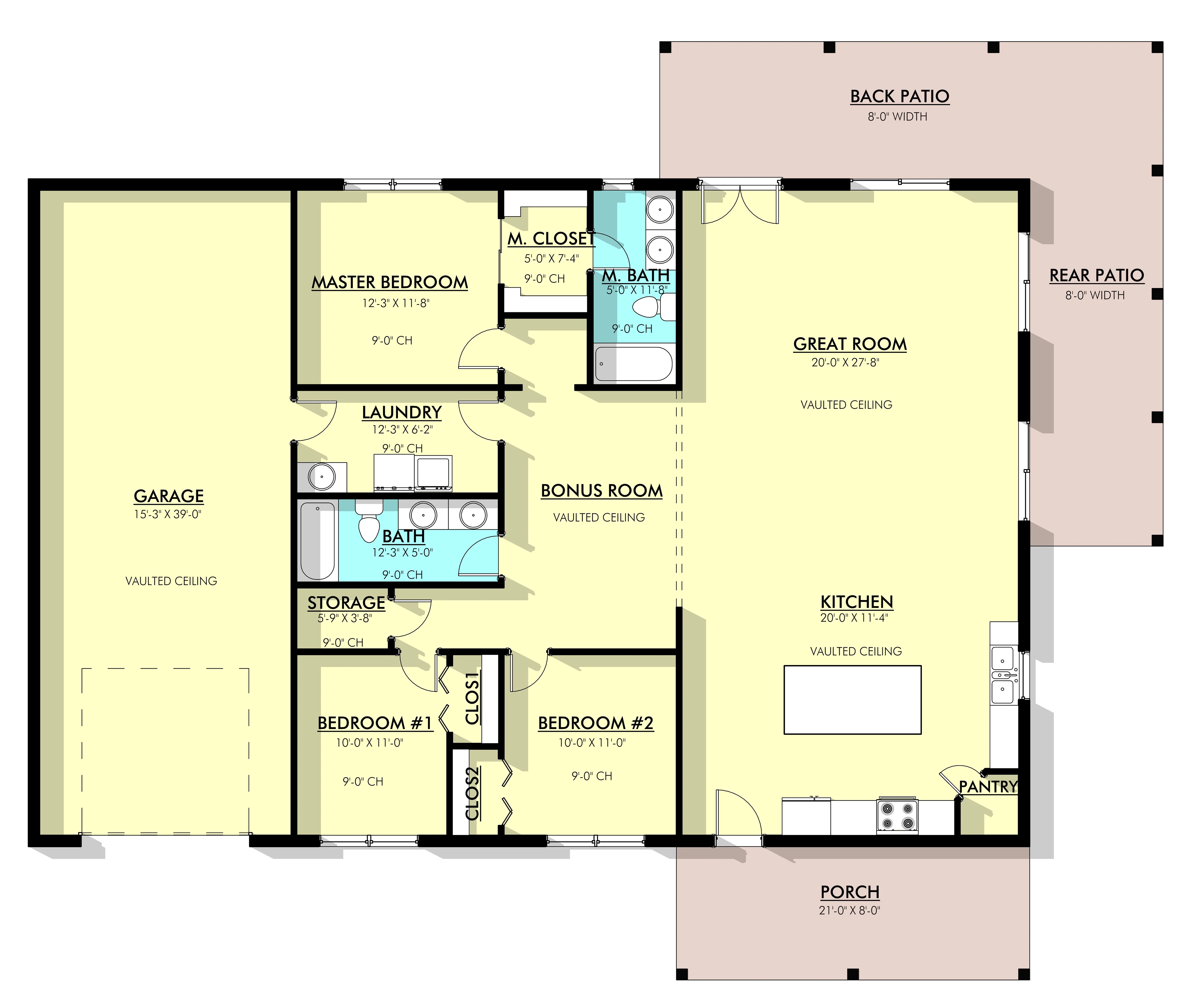 PL-62838 Floyd Barndominium House Plan - Image 5