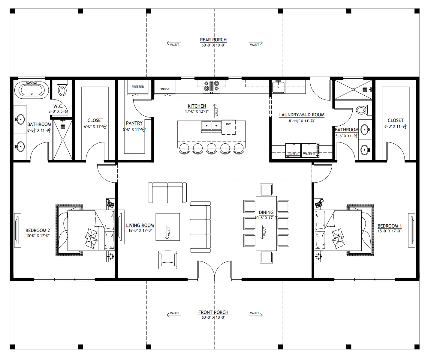 PL-64034 Sharon Barndominium House Plan - Image 9