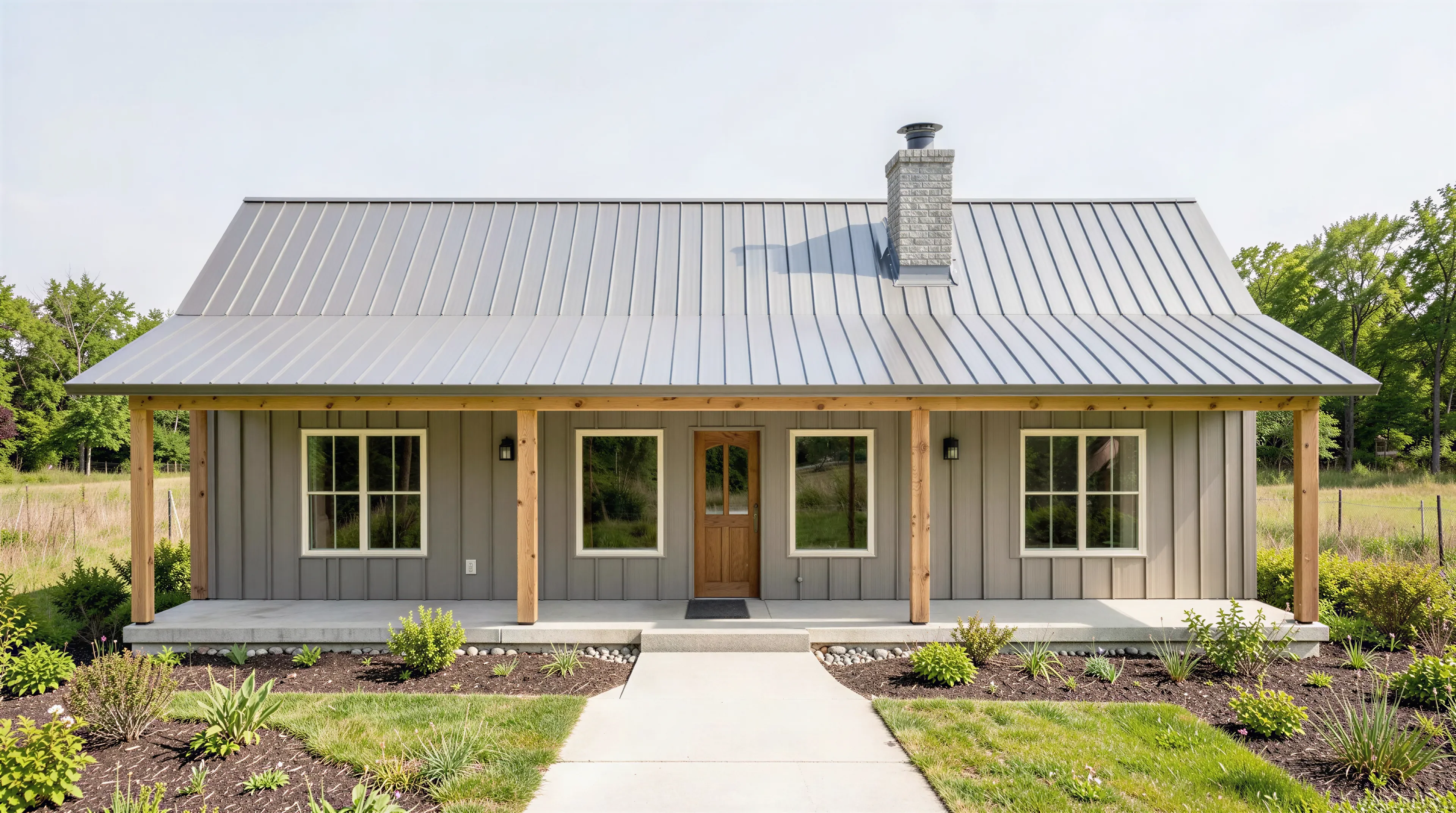 1 Story Barndominium House Plans